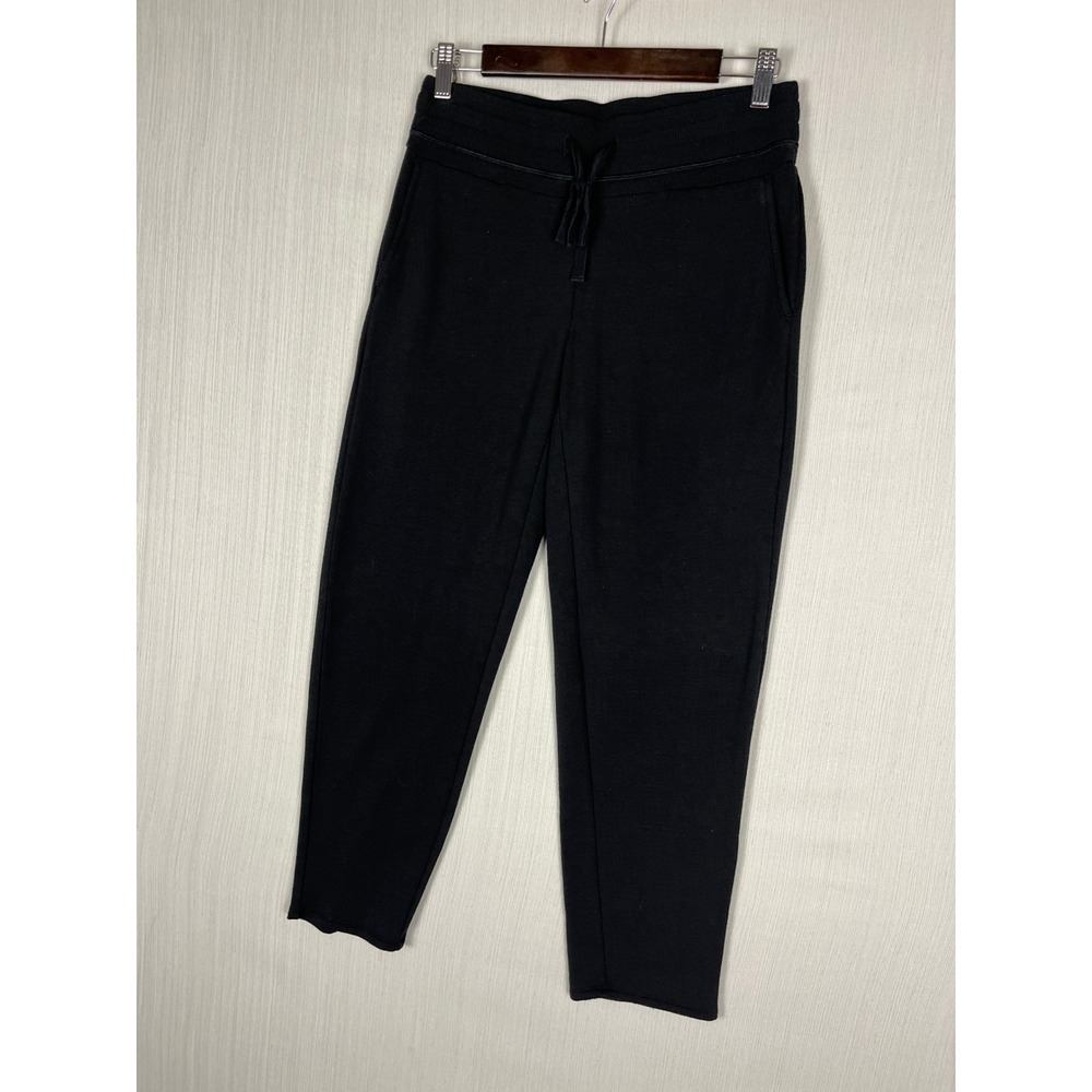 Pure Jill Slim Pants Women XS Petite Black Knit‎ Drawstring Casual Athleisure